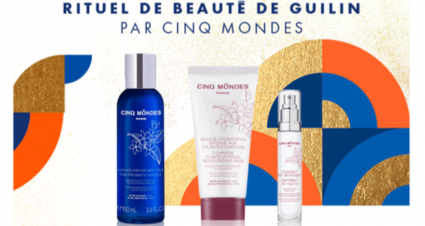 12 lots rituel de 3 produits Guilin Cinq Mondes offerts