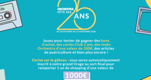 1250 bons d'achat Orchestra offerts