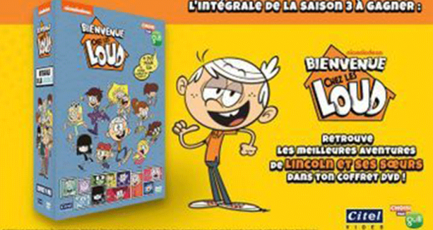 15 coffrets DVD Bienvenue chez les Loud offerts