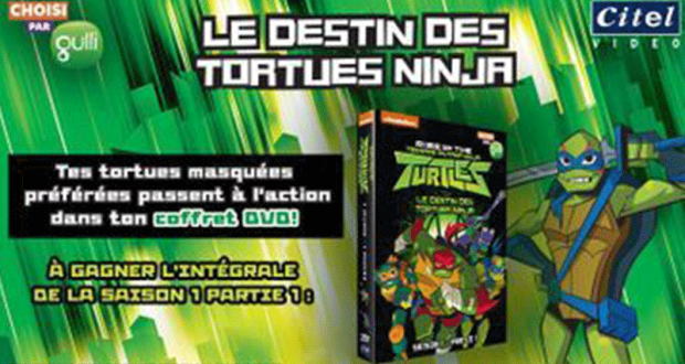 15 coffrets DVD Le destin des tortues Ninja offerts