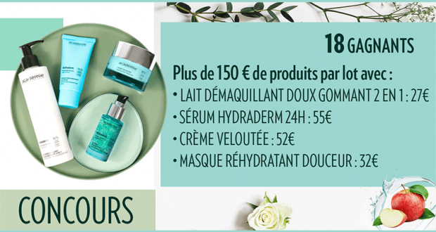 18 lots de 4 produits Académie Scientifique de Beauté offerts