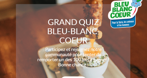 20 bons d’achats Bleu Blanc Coeur de 50 euros offerts