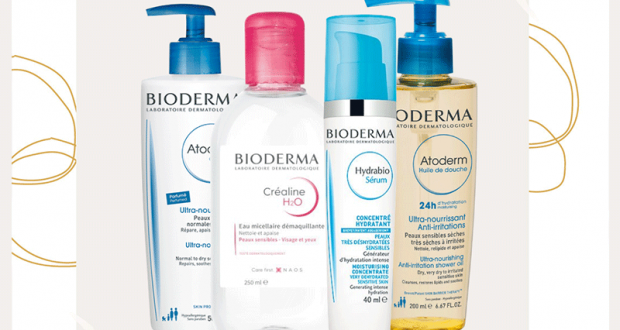 3 routines de 4 produits de soins Bioderma offertes