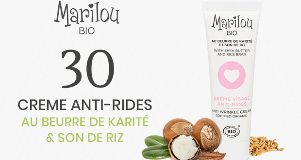 30 crèmes anti-rides classic marilou bio à tester