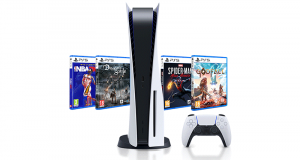 4 lots d'une Playstation 5 + 1 jeu offerts