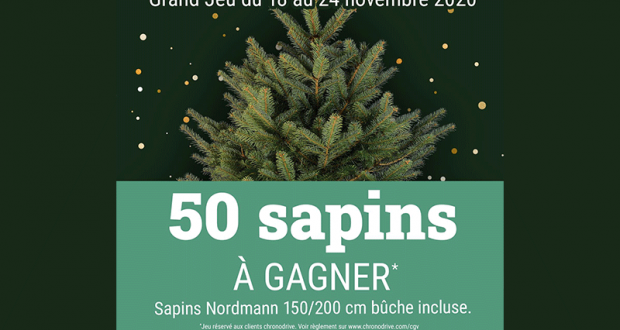 50 sapins Nordmann offerts