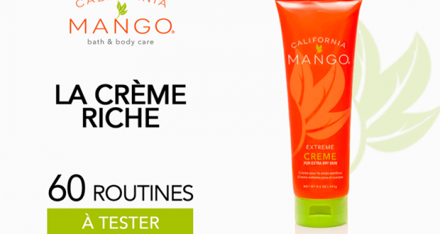 60 Crème Riche à la Mangue de California Mango à tester