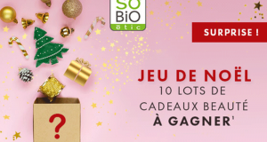 60 cadeaux maquillage SO’BiO étic offerts