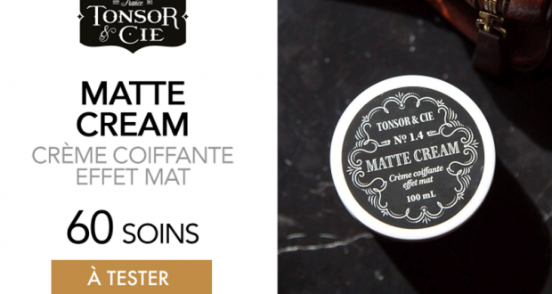 60 matte cream 1.4 de tonsor & cie à tester