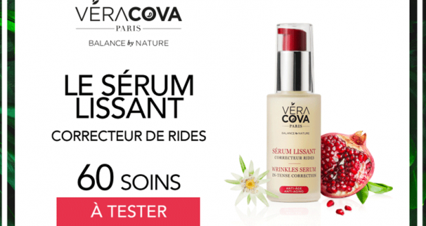 60 sérum lissant correcteur de rides de veracova à tester