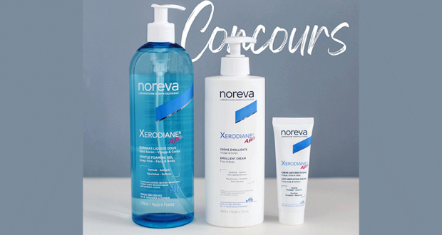 Lot de 3 produits de soins Noreva offert