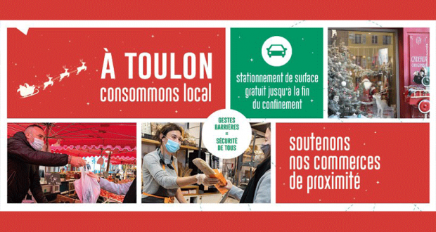 Stationnement en surface gratuit pendant les fêtes - Toulon