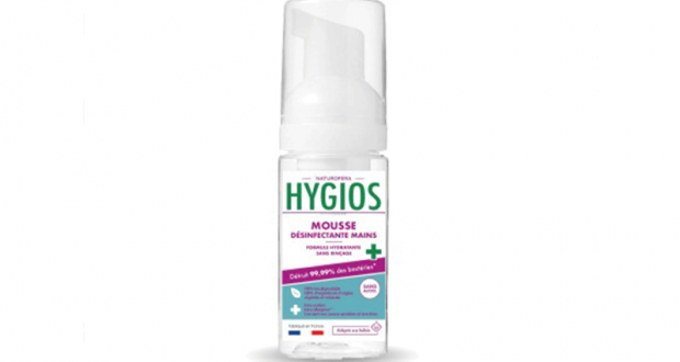 Testez la Mousse Désinfectante Mains Hygios