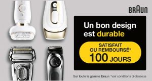 Épilateur ou Rasoir Braun 100% Remboursé