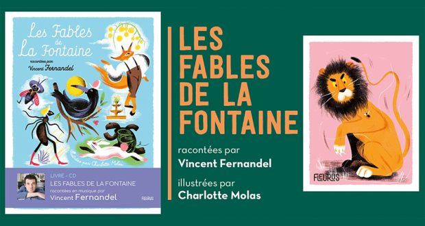 10 livres-CD des Fables de La Fontaine offerts