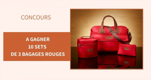 10 sets de 3 bagages offerts