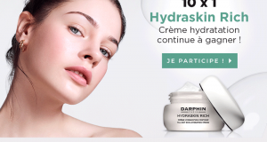 10 soins Hydraskin Rich crème hydratation continue offerts