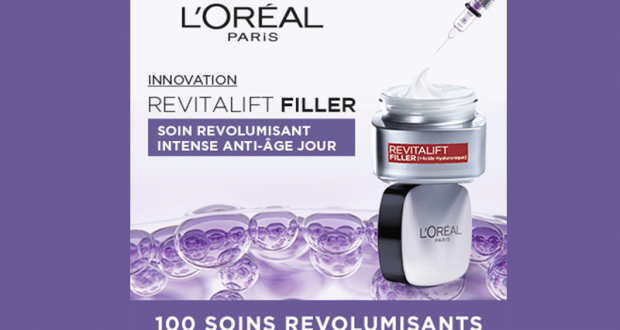 100 Soin Anti-Âge Jour Revitalift Filler de L'Oréal Paris à tester
