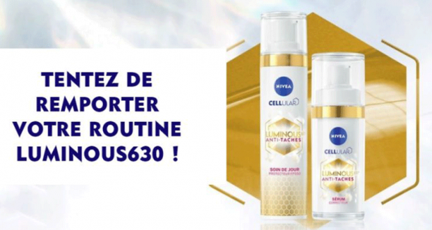 100 routines anti-taches Luminous 360 NIVEA à tester