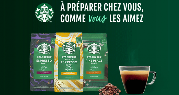 1000 Coffrets de café Starbucks à tester