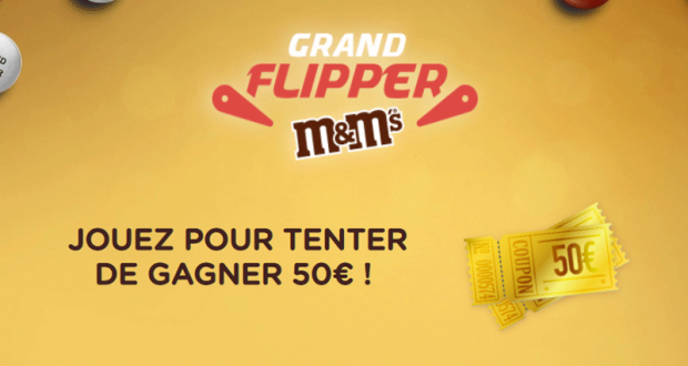 15 bons d'achat M&M's de 50 euros offerts