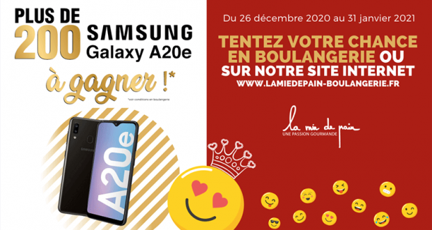 200 smartphones Samsung Galaxy A20e offerts