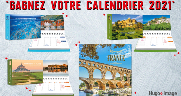 30 calendriers Hugo Image Monuments de France offerts