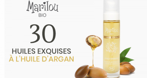 30 huiles exquises à l'huile d'argan marilou bio à tester