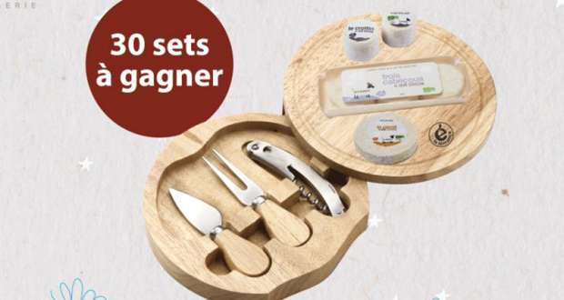 30 sets à fromage offerts