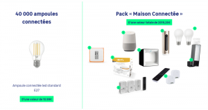 40 000 ampoules connectées offertes