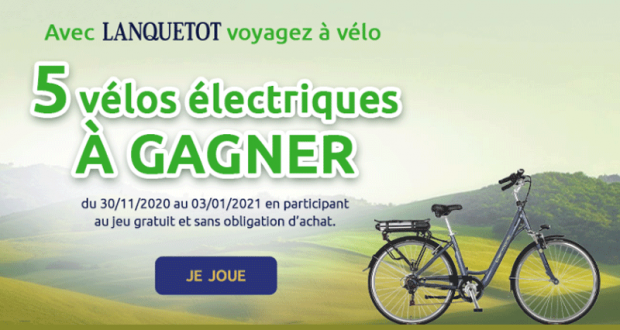 5 vélos électriques 400Wh Peugeot Cycles offerts