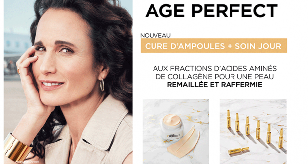 500 Routine Age Perfect Raffermissante L’Oréal Paris à tester