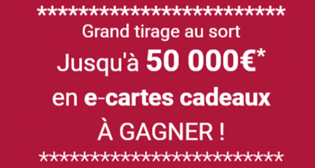 575 E-cartes cadeaux E.Leclerc offertes