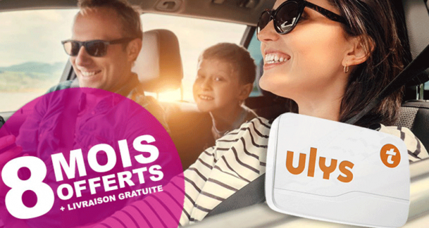 Badge Télépéage Ulys 8 mois d'abonnement gratuit + Livraison Offerts