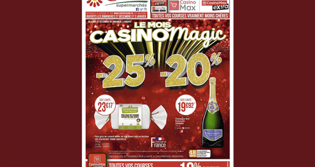 Catalogue Casino du 21 décembre au 03 janvier 2021