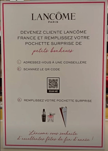 Pochettes surprise Lancôme offertes GRATUITEMENT