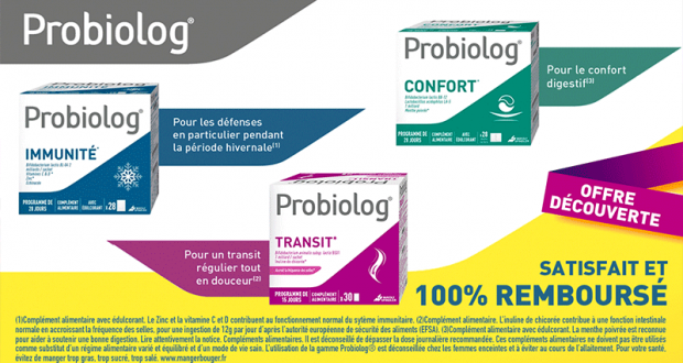 Probiolog Satisfait ou 100% Remboursé