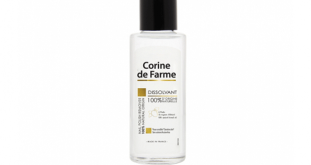 Testez Huile dissolvante 100% d'origine naturelle Corine de Farme