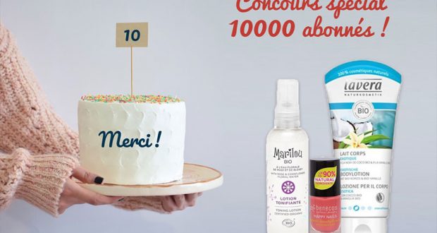 10 lots de 3 produits de soins offerts