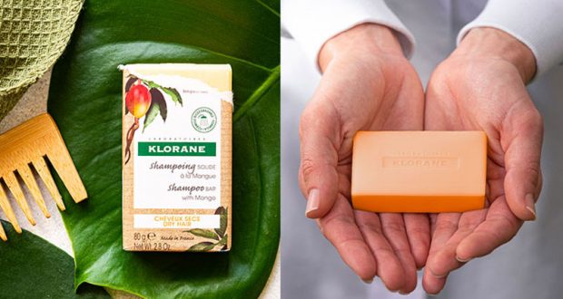 1000 shampoings solides à la mangue Klorane à tester