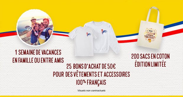 25 bons d'achat de 50 euros offerts (Vêtements et accessoires)