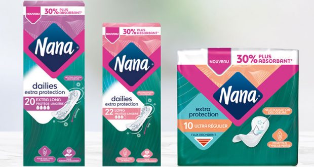 250 Gamme de protège-lingeries Nana Extra Protection à tester