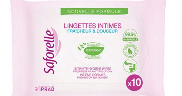 30 Lingettes Intimes Jetables Ultra Douces Saforelle à tester