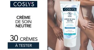 30 crèmes de soin neutre de Coslys à tester