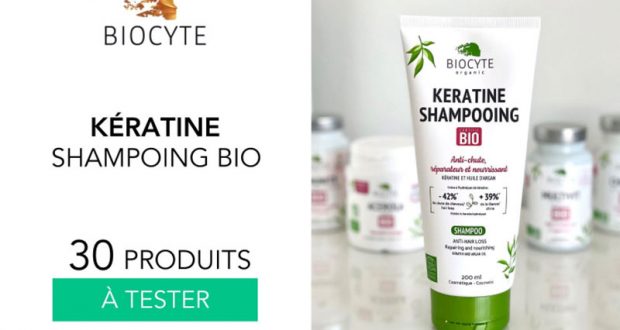 30 kératine shampooing bio biocyte à tester