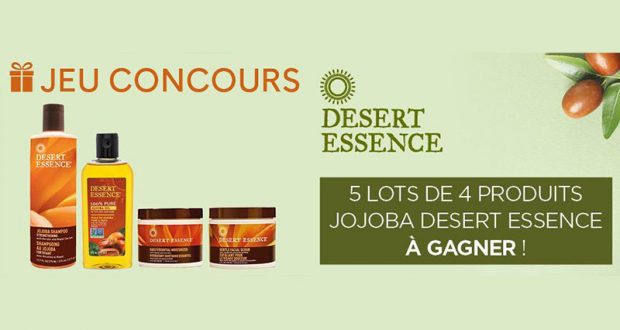 5 lots de 4 soins Desert Essence offerts