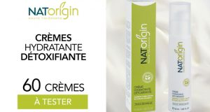 60 Crème Hydratante Détoxifiante de NatOrigin à tester