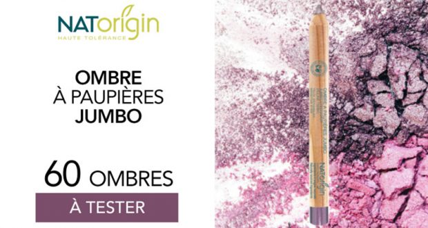 60 Ombres à Paupières Jumbo de NatOrigin à tester