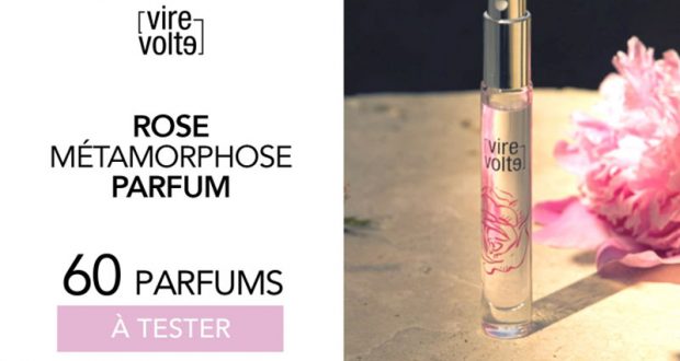 60 parfums rose métamorphose Virevolte à tester