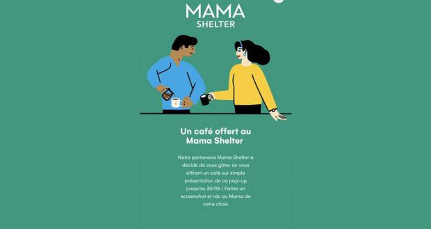 Café gratuit au Mama Shelter